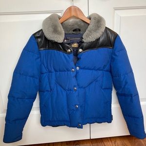 Penfield Women’s Blue Puffer w/ Fur Detail